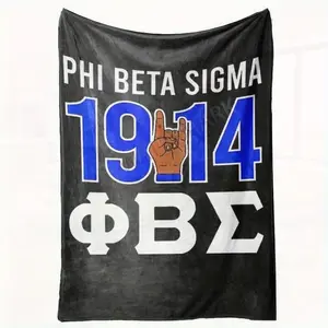 Soft Sofa Flannel Blanket - Classic Design for Cozy Living - Top Seller Phi Beta Sigma Fraternity Accessory 5908137 TT3