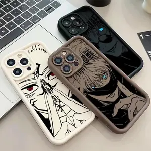 Anime Jujutsu Kaisen Gojo Satoru Phone Case  for iPhone 17, 16, 15, 14, 13, 12, 11 Pro Air Plus ProMax and Samsung S26-S22 Samsung A54-SA13 Plus Ultra shock-absorbing phone cases, fashionable gift. sukuna back cover transparent matte