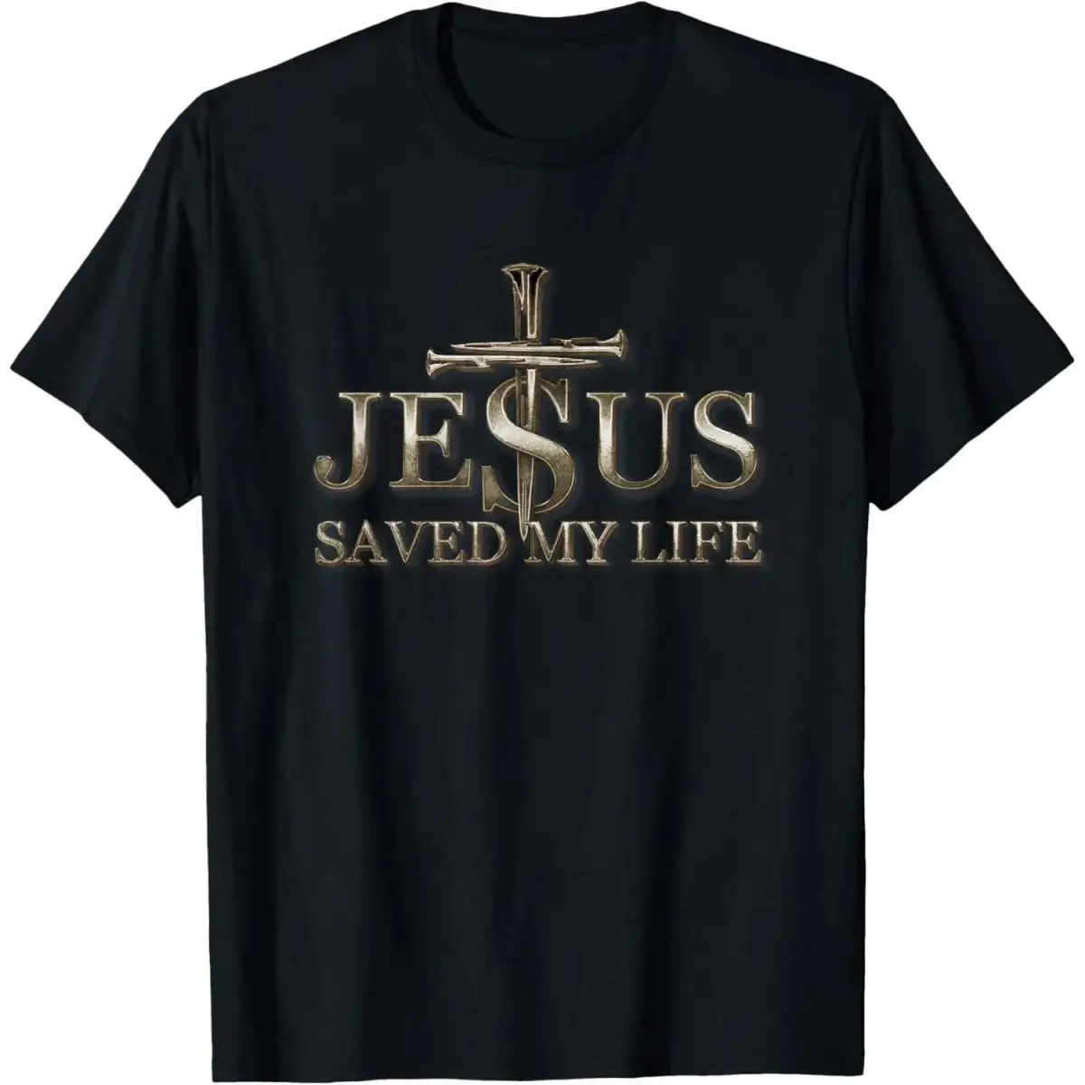 Jesus Christ Saved My Life Gift for Women Men T-Shirt