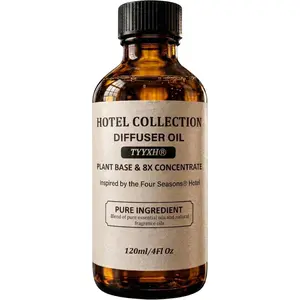 Hotel Diffuser Oil Inspired by Hotel – Fragrance & Oil for Waterless & Cold Air Diffusers – Citrus, Rose, Cedar – Long-Lasting – Aromatherapy – 4 Fl Oz Bottle