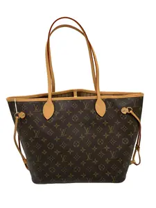 Pre-owned Louis Vuitton Monogram Neverfull MM Tote Bag with Pouch/WJ06301012/1012