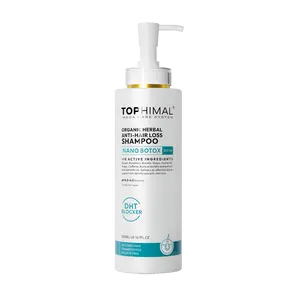 Tophimal Organic Herbal Nano Botox Shampoo 18+ Active Ingredients Sulfate-Free Paraben-Free Hair Repair Therapy with Biotin & Nano Botox Technology