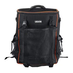 VEVOR Welding Backpack, 33L Welder Backpack with Insulated Bag Helmet Bag, 600D Polyester Extreme Gear Pack for Tools and Helmet, Multi-Purpose Gear Storage Bag for Welding, Outdoor Camping, Hiking