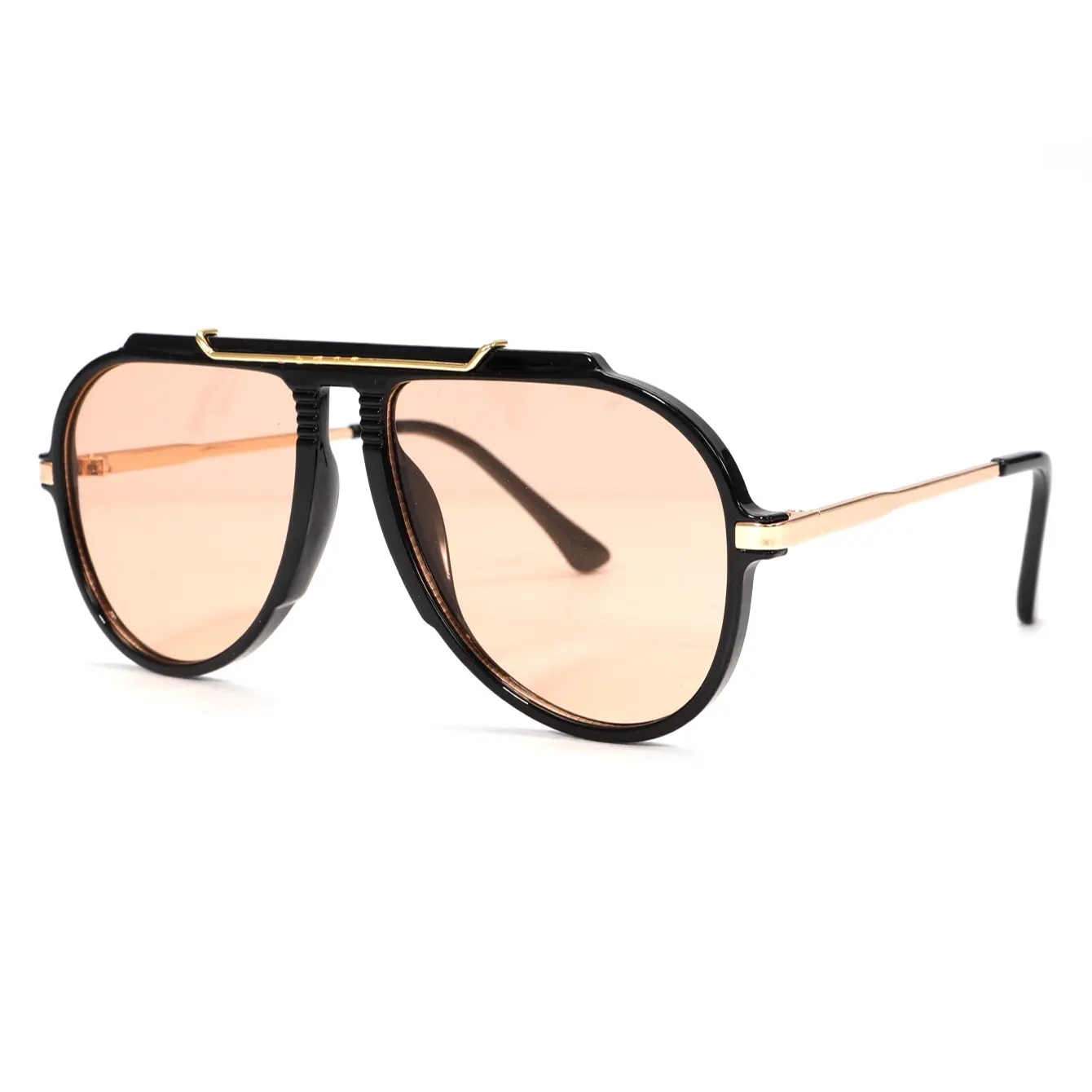 Black-framed champagne chips