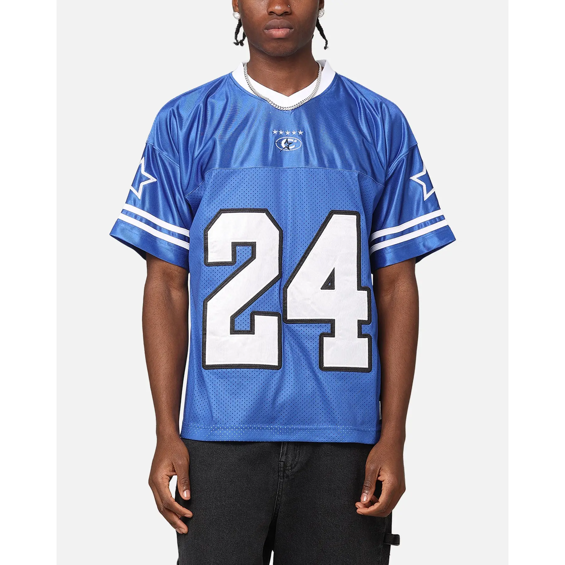 Carre Nova Football Jersey Royal/White