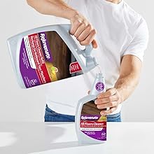 Rejuvenate All Floors Cleaner Refill, Breaks Down Dirt and Grime, Cleans and Protects Floors Throughout Your Home, Including Sealed Hardwood, Tile, Vinyl, Laminate and More, 1 Gallon