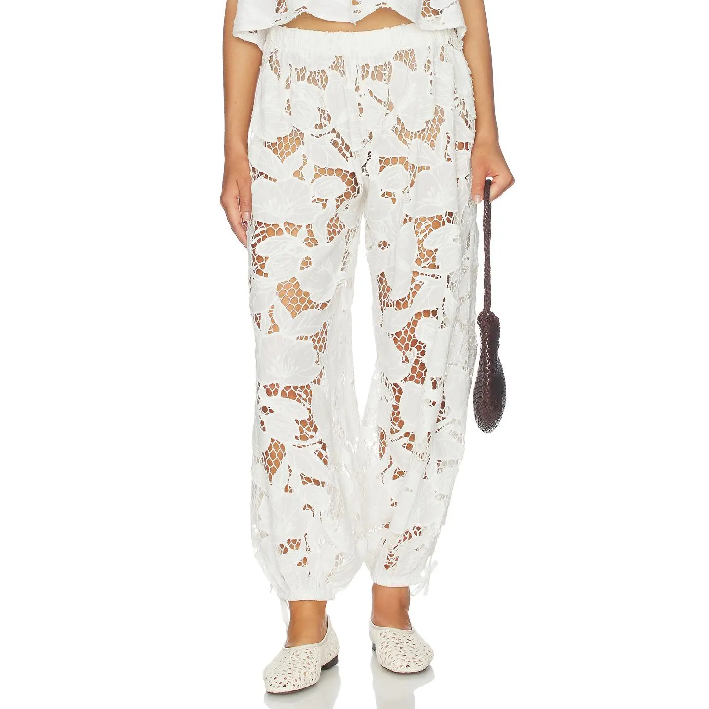 Lovers and Friends X Emma Rose Lacienne Pants in White