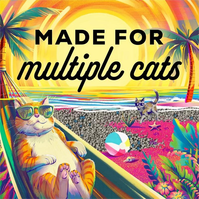 Tidy Cats Bahama Sunset Clumping Scented Low Dust Cat Litter - 35lbs