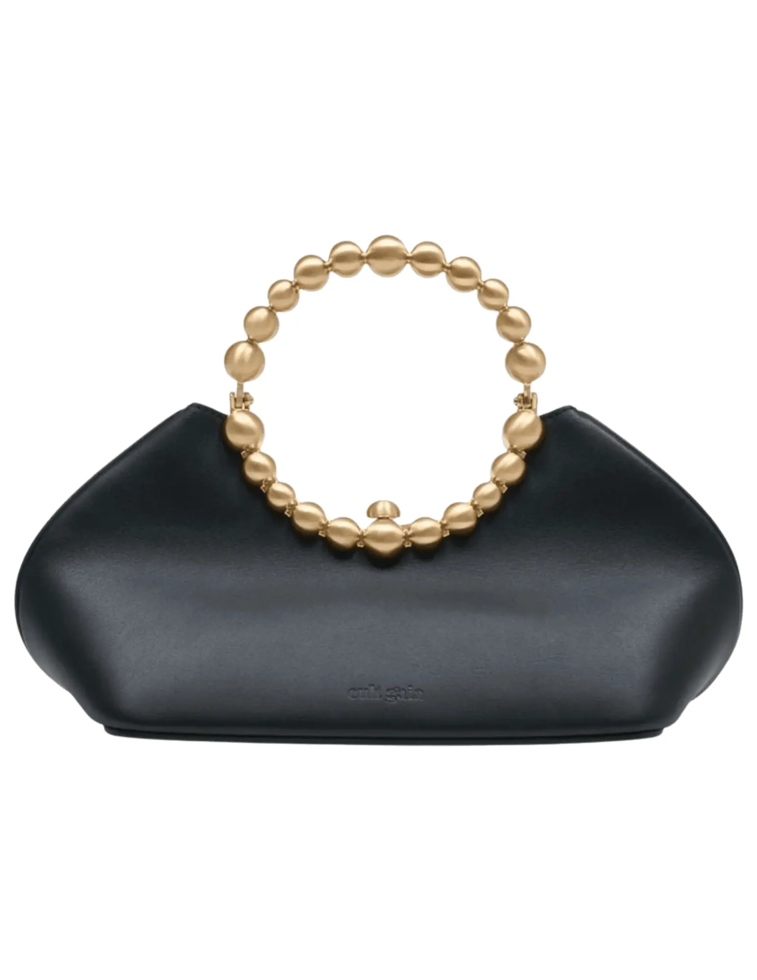 Cult Gaia Una Top Handle Bag in Black