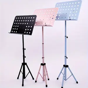 1 piece foldable bold music stand - portable music stand, universal for home/piano shop/performance, stable load-bearing music stand, stage performance, home practice