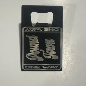 Pound town bottle opener Metallic Bottle Opener - Portable Metal Beer Opener with No Magnets, Laser-Engraved Design for Easy Use - Utensils, Kitchen