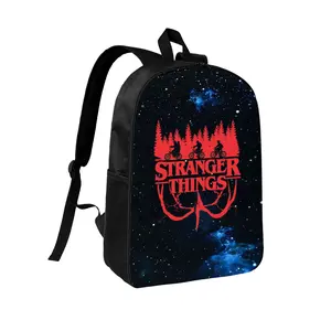Stranger Things Cool Galaxy Aesthetic Backpack - Spacious Laptop Compartment Bag - Daily Commute & Outdoor Travel