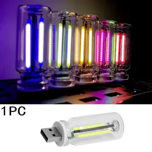 USB Touch Night Light Portable LED Lighting Dimmable Touch Sensor Filament Light Decorative Atmosphere Lamp for Car Bedroom USB Powered Lighting