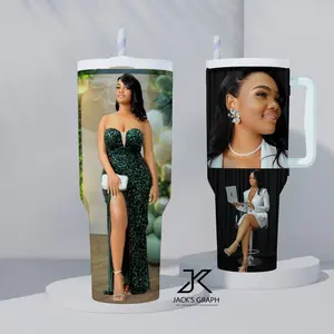 Makerflo 40 oz White Sublimation Blank Tumbler with Lid and Straw | Craft-Ready for DIY Gifts & Personalization (Sublimation, Epoxy, UV DTF, Vinyl, and Laser Engraving)