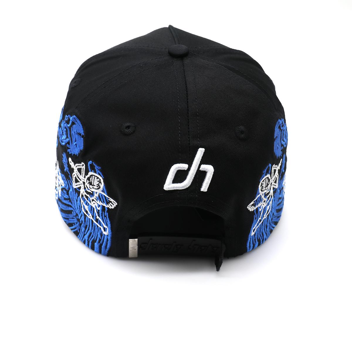 Hip Hop Street Fashion Snapback Cap, Y2K Rhinestone Embroidered Graffiti Hat, Adjustable Urban Streetwear Baseball Cap for Men