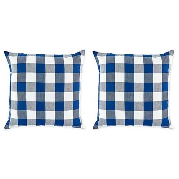 Design Imports Buffalo Check Pillow Covers Set of 2