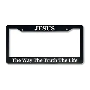 Jesus The Way The Truth The Life | Christian License Plate Frame.