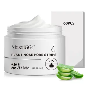 Masaigge Plant Nose Pore Cleansing Balm, Natural Blackhead Remover Patch, Oil Control & Deep Cleaning, Suitable for Oily Skin
