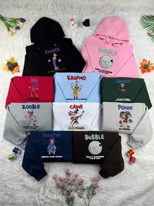 [ Note the sample name you choose] The Amazing Digital Circus Embroidered Sweatshirt/ Hoodie, Pomni Jax Ragatha Gangle Hoodie, Caine Kinger Zooble Pullover, Gamer Gift