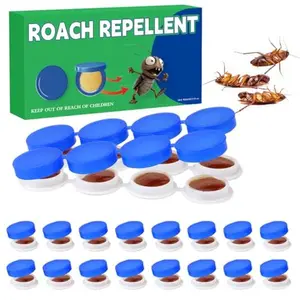 16PCS Roach Bait & Killer, Roach Repellent and Gel for Roach Nest Elimination of Indoor Infestations, Effective Solution for Small to Large Cockroaches, Easy to Use, Ideal for Hidden Areas