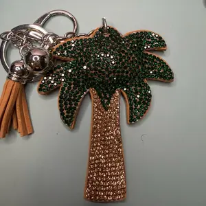 Palm tree keychain