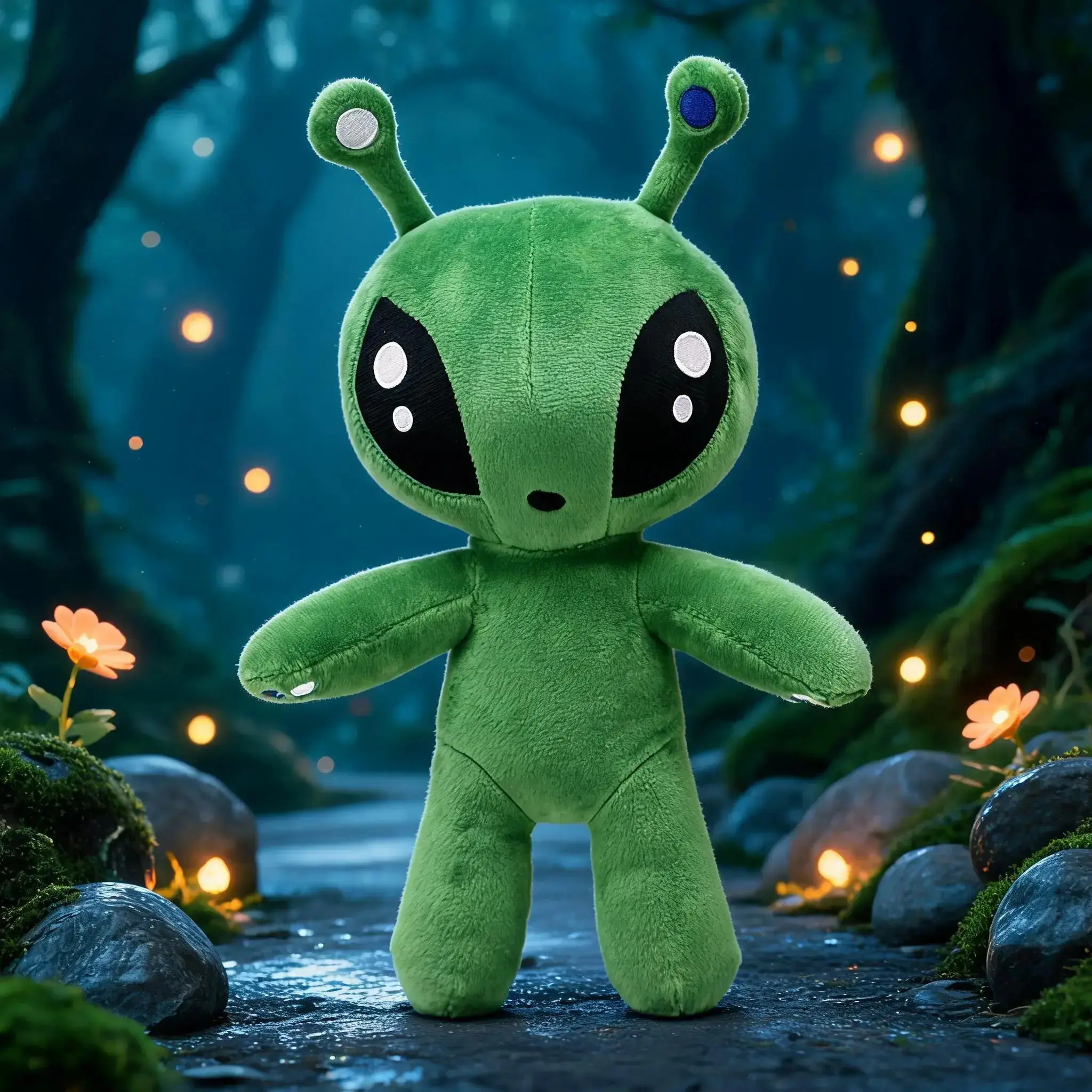 Creative Alien Plush Toy Figure Decoration, Soft Stuffed Doll, Huggable Collectible, Stuffed Animal Gift, Perfect Gift for Friends, Unique Present Idea, Fun and Quirky, Soft Cuddly GiftGift.