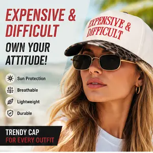 Unisex 5-Sided Anti-UV Baseball Cap - Letter Embroidered, Patchwork, Adjustable, Graphic Patch Design for Women, Men, Spring Autumn Travel, Outdoor Leisure, Hats For Women, Mens Hats, Anti-Uv Hats fashion baseball cap unisex High Quality Hat