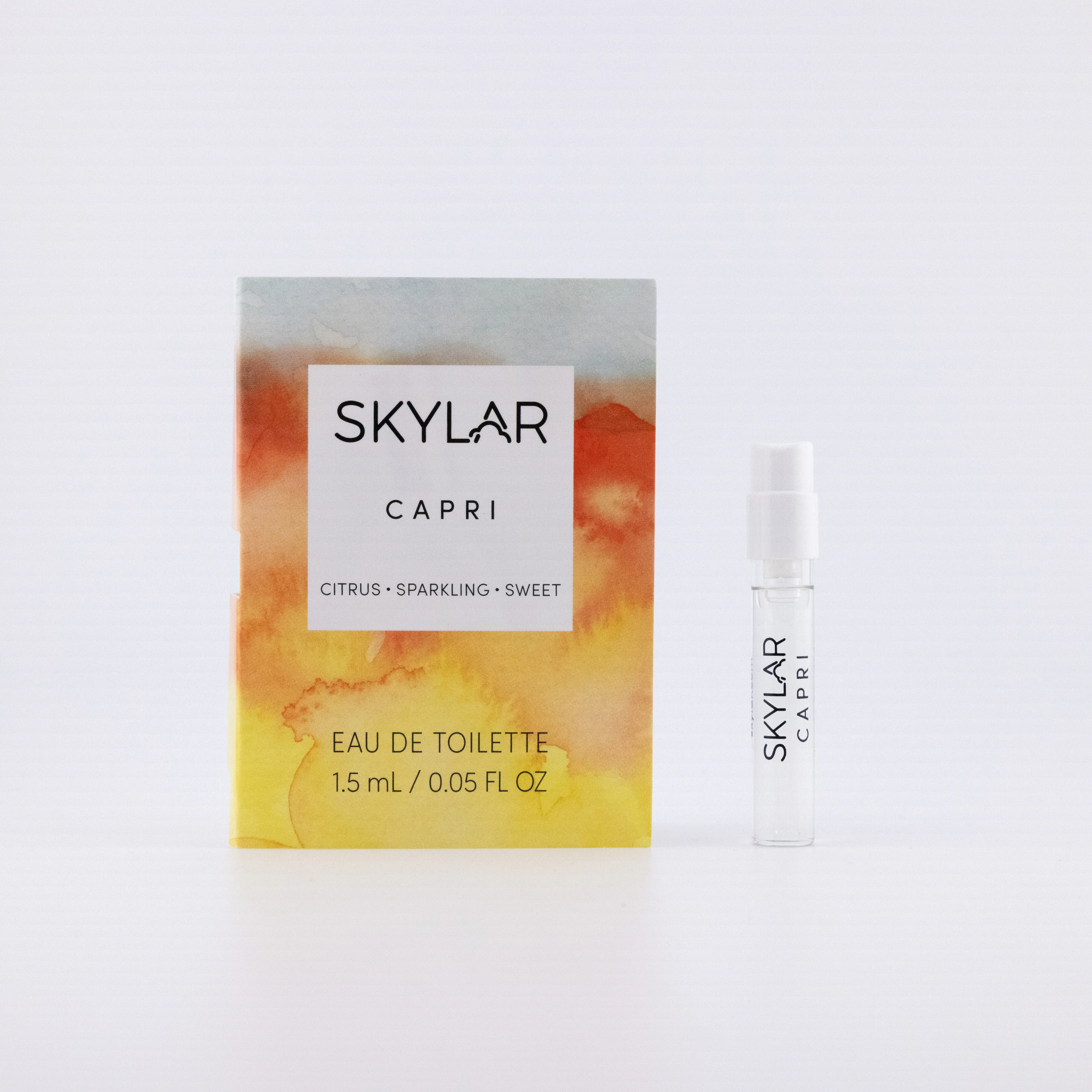 Skylar CAPRI Eau De Toilette fragrance perfume Spray Mini Size Vial 1.5 Ml/0.05 Oz