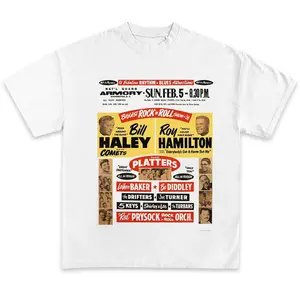 Classic Bill Haley Shirt Retro Music Legend Graphic Tee Soft Cotton