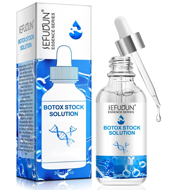 Sohochic Skincare Comfort Botox Stock Solution with Vitamin C - 30ml/1oz All-Skin-Type Serum & Essence - Anti Aging, Tightening, Barrier Repair, Collagen Boost, Plump, Brighter Skin - Botox Alternative, Facelift Effect, Anti Wrinkle