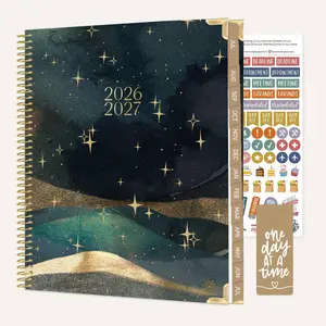 2026–27 Hard Cover Planner, 8.5" x 11" | Celestial Skies