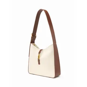 Cider TWO-TONE BUCKLE SHOULDER BAG