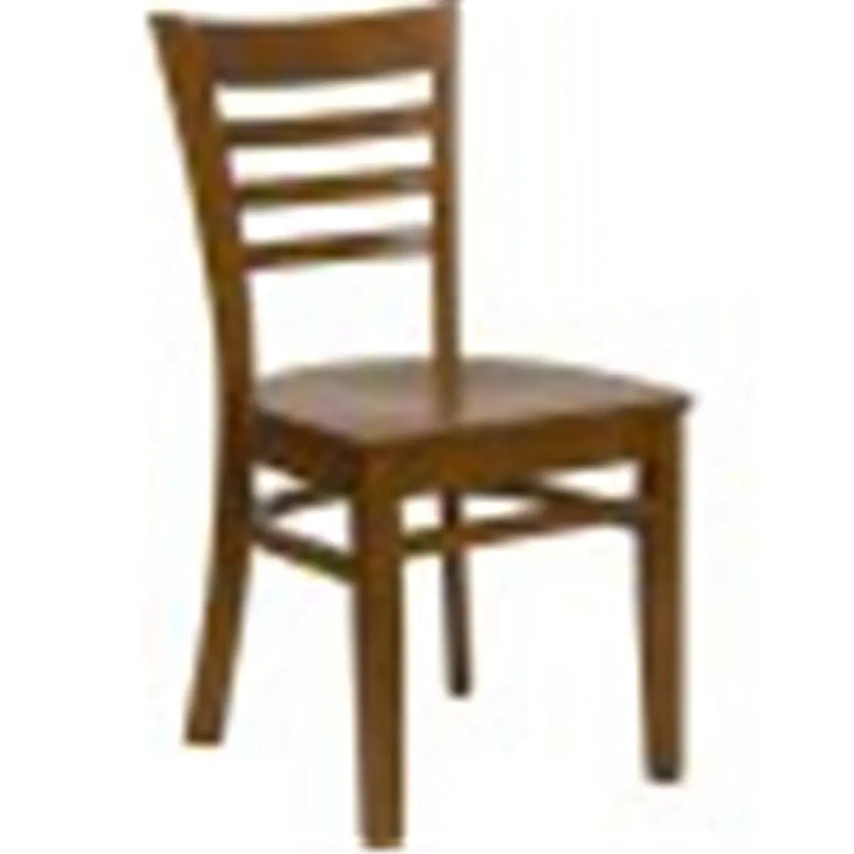 212 MAIN Heavy Duty Solid Wood Dining Chair, Ladder Back Design with Cherry Finish, Thick Seat Wooden Construction