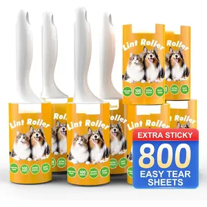 Lint Roller, 800-Sheet Extra Sticky Rollers for , 4 Handles, Value Pack for Dogs, Cats, Clothes, Carpet, Furniture