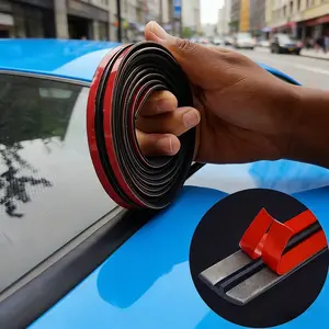 Car Windshield Rubber Seal, Car Windshield Seal Strip, Universal Car Window Seal, Car Exterior Accessories for Car Roof Windshield,Easy to Install,Water leakage prevention, Car Parts
