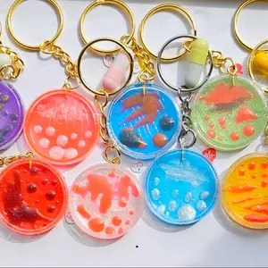 Petri Dish Microbiology, lab tech, lab week gift , science keychains