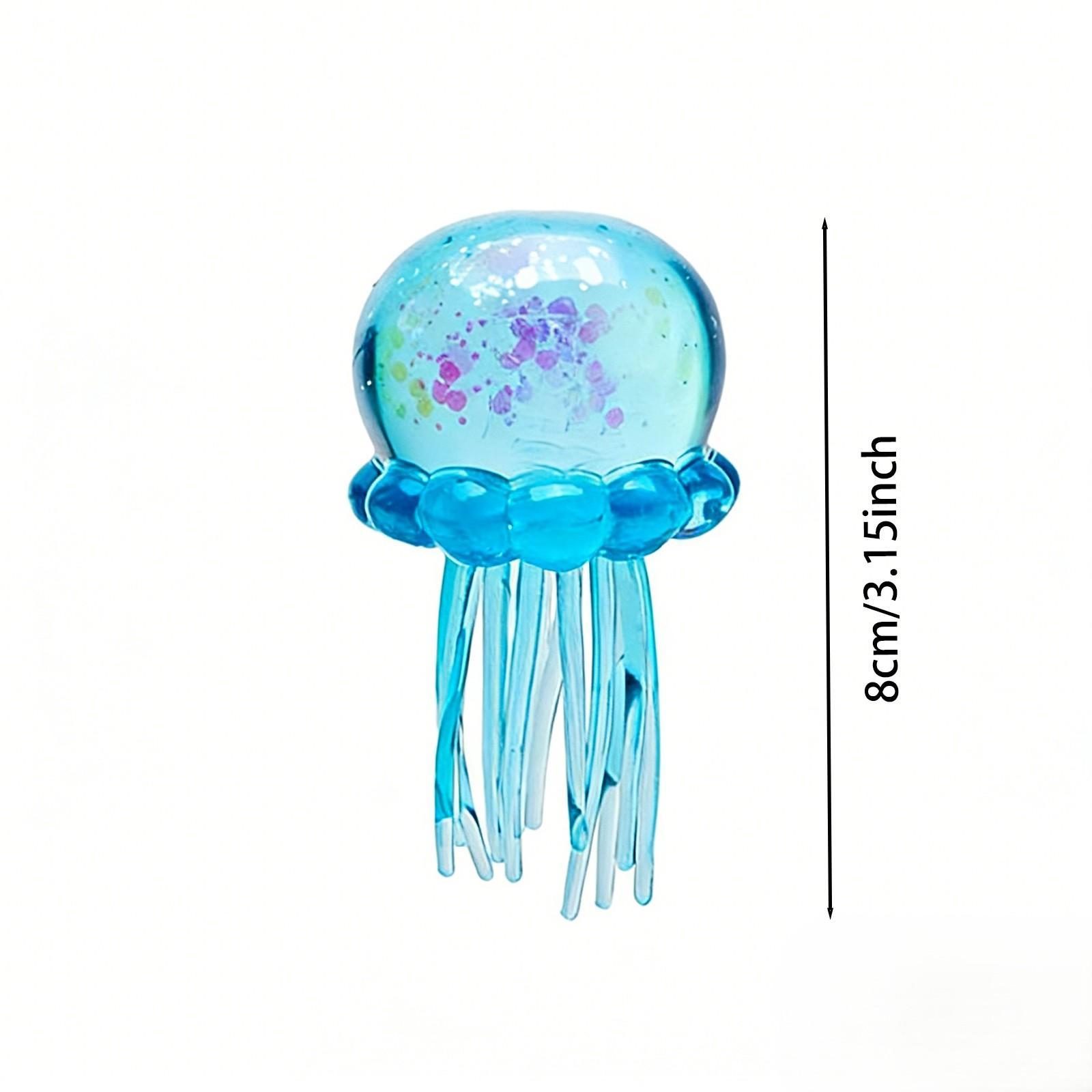 Easter Basket Stuffers for Kids, Jellyfish Slow Rebound Squishies Toys , Super Soft Sensory Fidget Pack, Anxiety Relief Stress Balls for Adults, Classroom Prizes, ADHD Autism Calming Toy