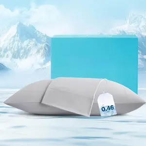 Cooling Pillow Cases  Size - BlendTek(TM) Dry & Cool Technology for Hot Sleepers and Night Sweats, Ultra Soft & Smooth Pillowcases for Hair &  Care, Set of 2, 20" x 36", Misty Gray