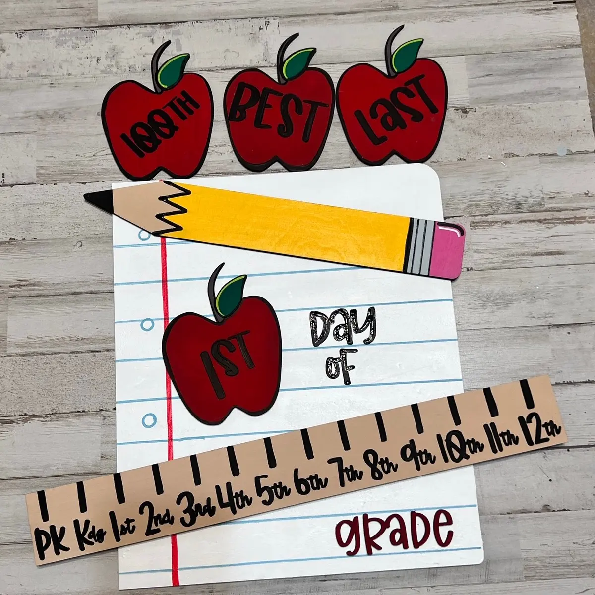 Back to school photo prop