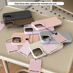 Original Liquid Silicone Case For iPhone 17 Air 17 16 15 14 11 13 12 Pro Max Mini XR X XS 8 7 6 Plus Luxury Phone Cases Shockproof Soft Cover