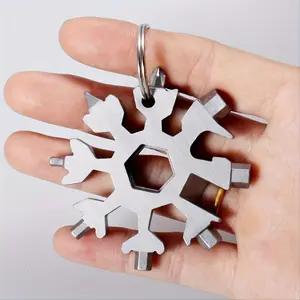2pcs The Ultimate Hexagonal Snow Wrench: Multifunctional & Stainless Steel!