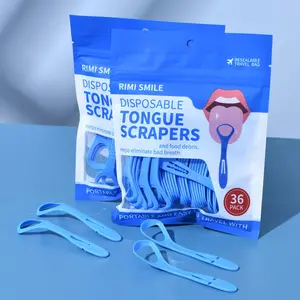 Dual-Function Tongue Scraper & Toothpick Set, Mini Portable Design, Outdoor Travel & Daily Use, Oral Cleaning Made Easy, Oral Care Tool