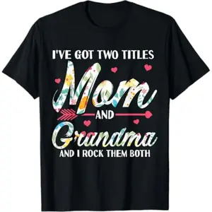 Humorous Mother's Day Tee Celebrating Grandma Grandmother and Granny Characters