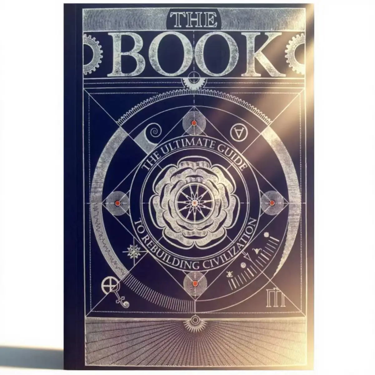 The Book: The Ultimate Guide to RebuildingCivilization, Inspirational Illustrated Science Encyclopedia for Adults, 400+ Pages Detailed Catchy llustrations, Unique Vintage Artifact Knowledge Book, A5 EnglishPaperback, Dark Academia Essential