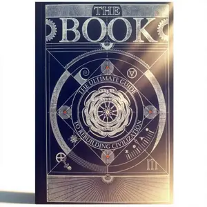 The Book: The Ultimate Guide to RebuildingCivilization, Inspirational Illustrated Science Encyclopedia for Adults, 400+ Pages Detailed Catchy llustrations, Unique Vintage Artifact Knowledge Book, A5 EnglishPaperback, Dark Academia Essential