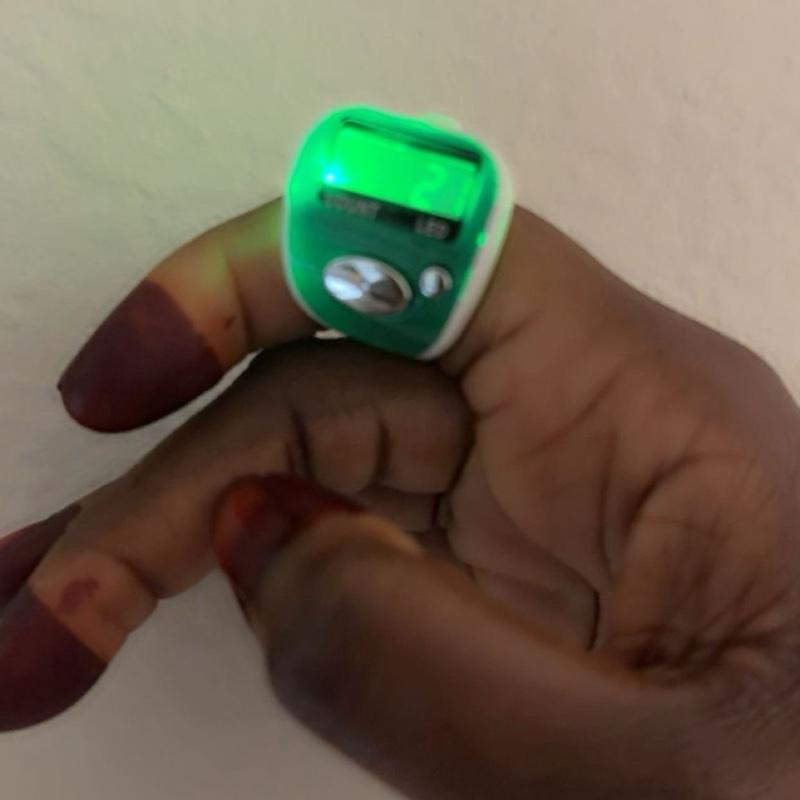 Electronic Finger Counter for Counting