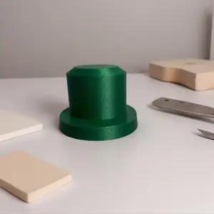 Name Sparkling Green PLA Stack Bracelet Wrap Cone Display 1/2 Inch Base 2 Inch Stack Top Clear Organized Solution for Jewelry Showcase