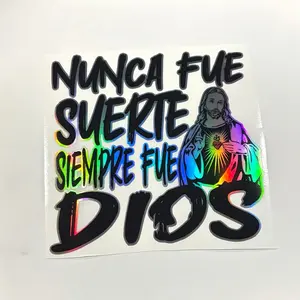 It’s never Luck it’s always God decal