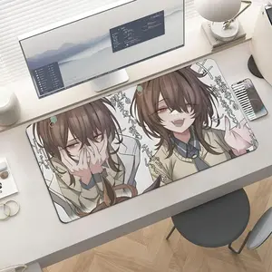 Agnes Tachyon Anime Themed Mouse Pad With Non Slip Rubber Base Washable Surface Vibrant Character Design Smooth Texture Durable Polyester Surface Large Mousepad for School Office