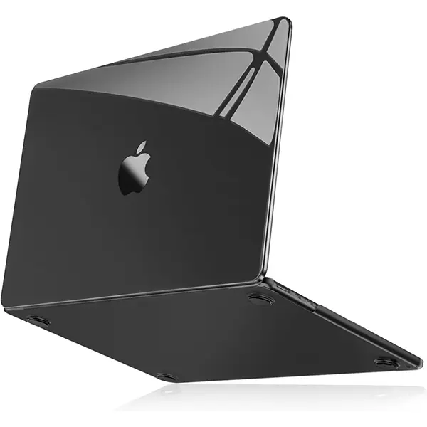 MOSISO Compatible with MacBook Air 13 inch Case 2025 2024 2023 2022 M4 A3240 M3 A3113 M2 A2681, Surpass Natural Beauty Protective Plastic Hard Shell for MacBook Air 13.6 inch Case, Crystal Black, Computer Covers